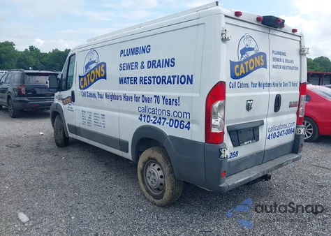 2014 Ram Promaster 1500 Low Roof z USA, uszkodzony, nr VIN 3C6TRVAD8EE127098